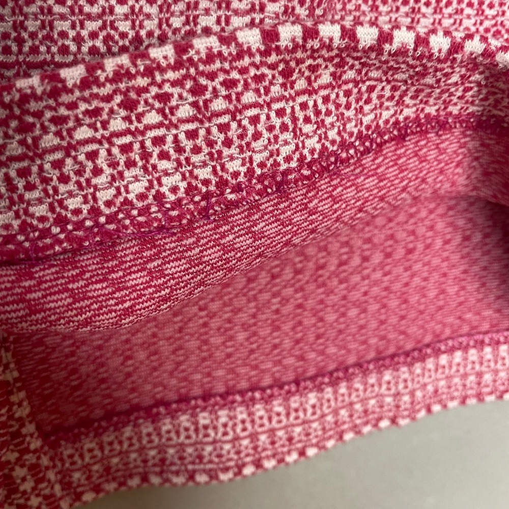 Banana Republic Striped Top Button Back Tank Pink White Woven Sleeveless Large - Picture 12 of 12